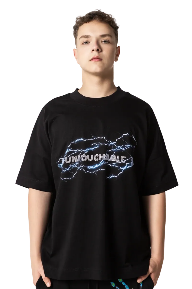 Tricou Lightning Neon Albastru